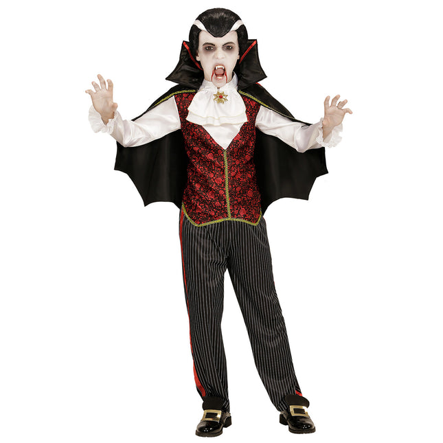 Costume Halloween Vampiro Ragazzo 5 pezzi