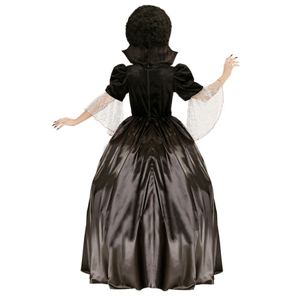 Vestito di Halloween Vampiro da donna 4 pezzi