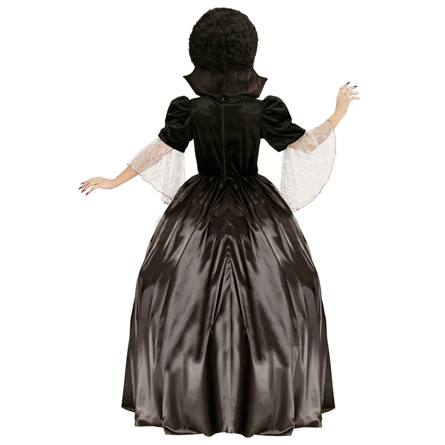 Vestito di Halloween Vampiro da donna 4 pezzi