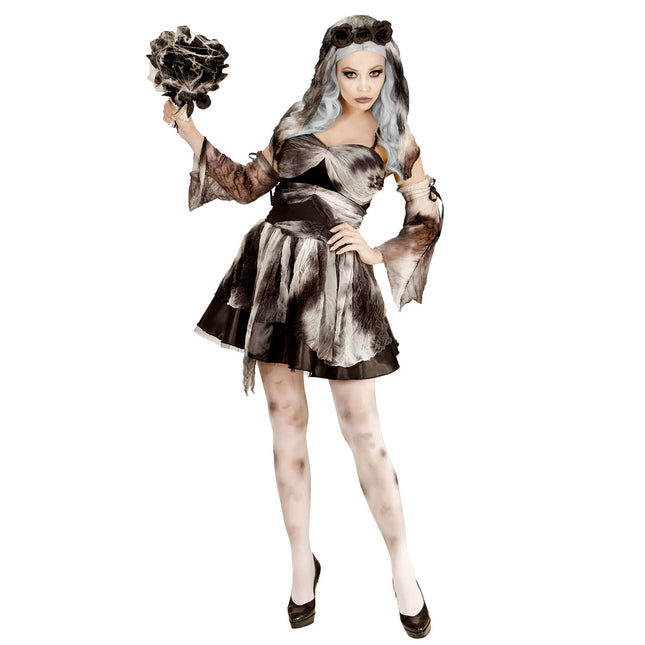 Abito Halloween Donna Sposa Morta