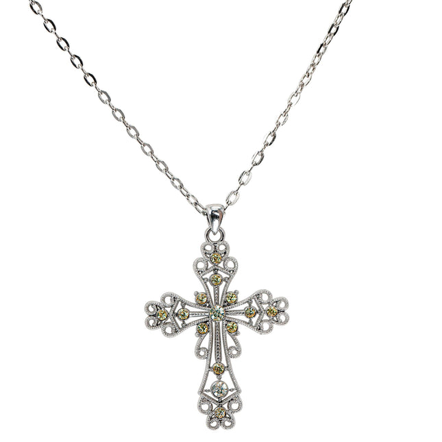 Collana di Halloween Croce d'argento