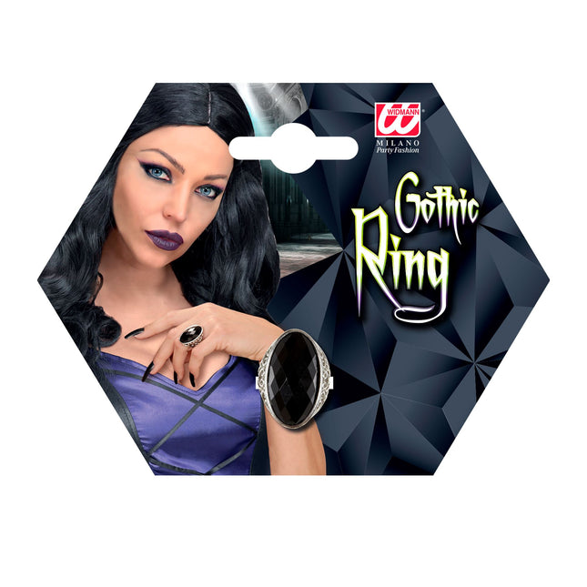 Anello di Halloween con pietra preziosa