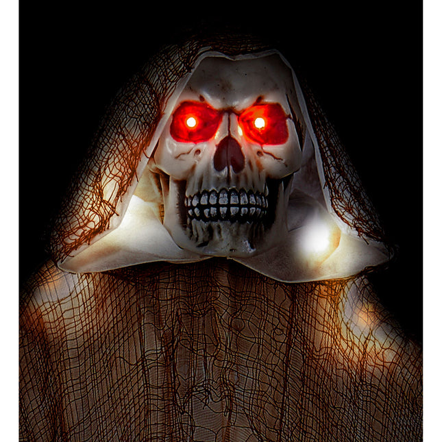 Bambola mietitrice di Halloween con luce