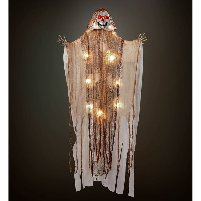 Bambola mietitrice di Halloween con luce