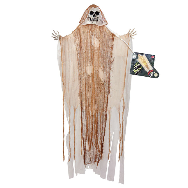 Bambola mietitrice di Halloween con luce