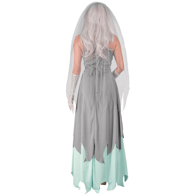Abito Halloween Donna Sposa Zombie