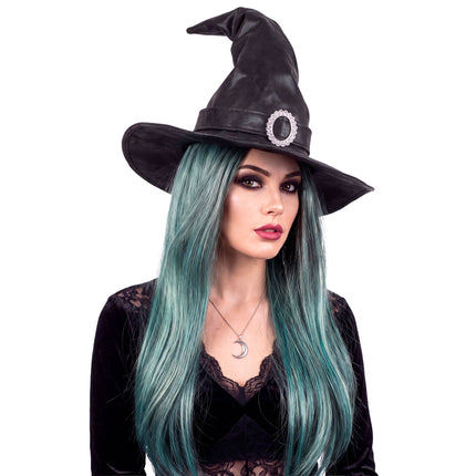 Parrucca da strega blu