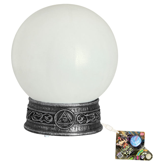 Globo di vetro di Halloween con luce