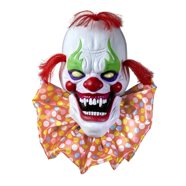 Bambola clown di Halloween con luci