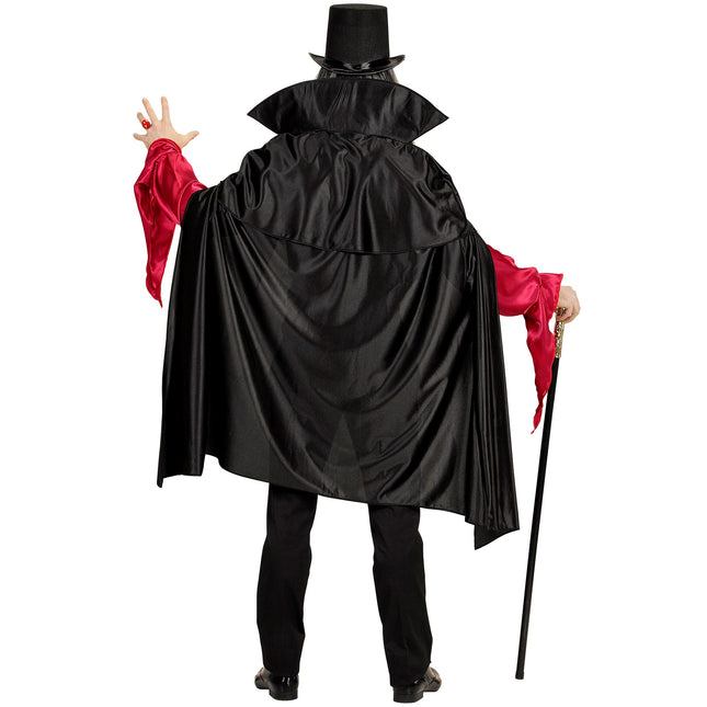 Costume di Halloween da vampiro nero da uomo