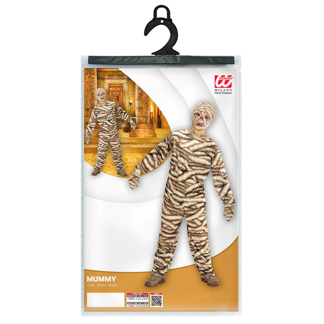 Costume di Halloween da mummia per bambino