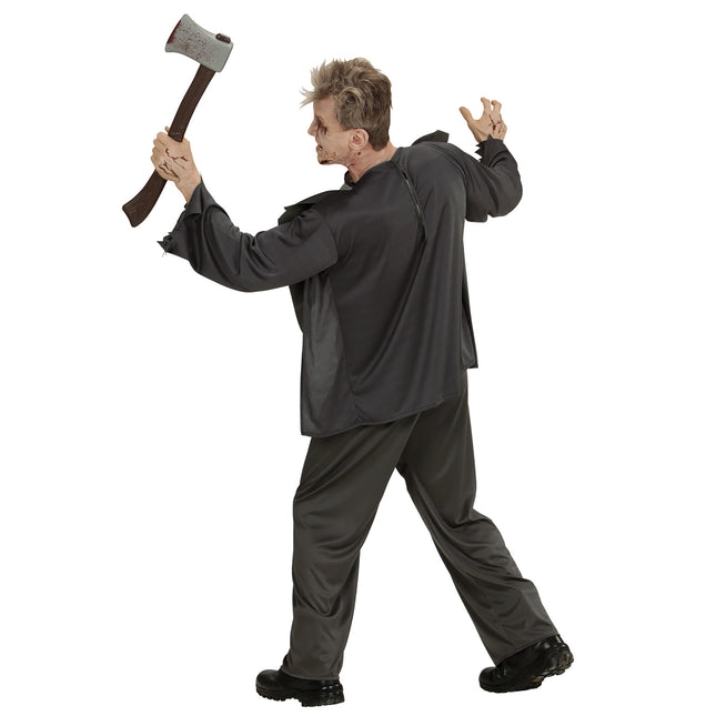 Costume di Halloween Zombie nero da uomo