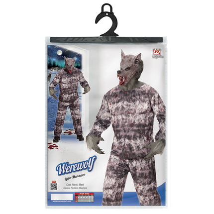 Costume da lupo mannaro per Halloween