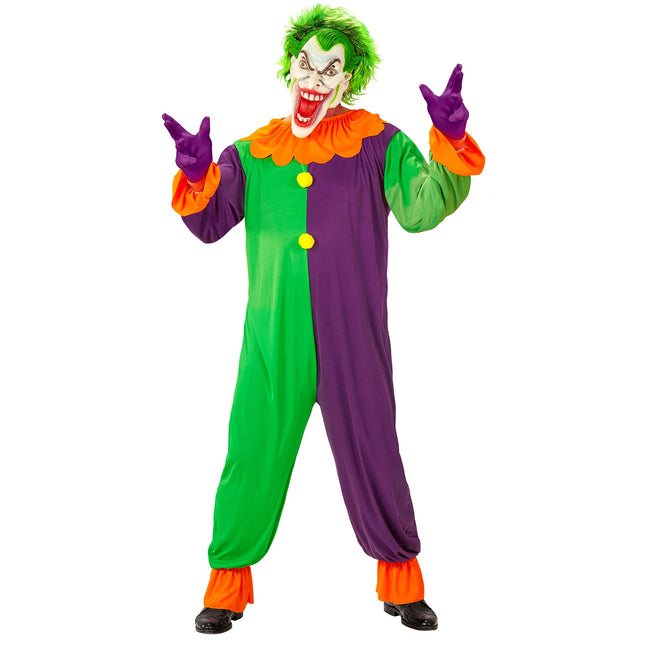 Costume di Halloween Joker da uomo colorato