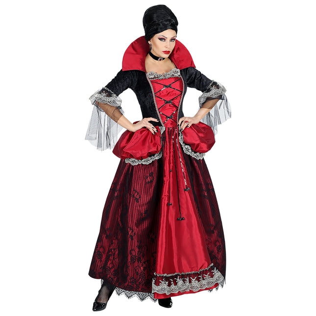 Vestito Halloween Vampiro da donna 3 pezzi