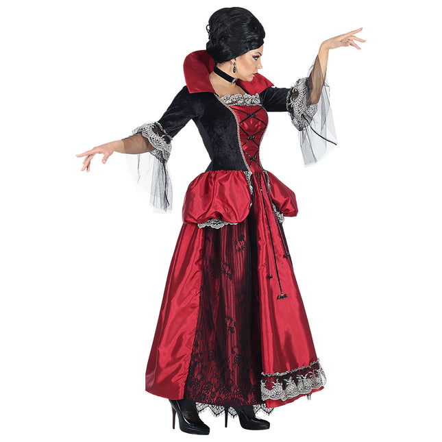 Vestito Halloween Vampiro da donna 3 pezzi