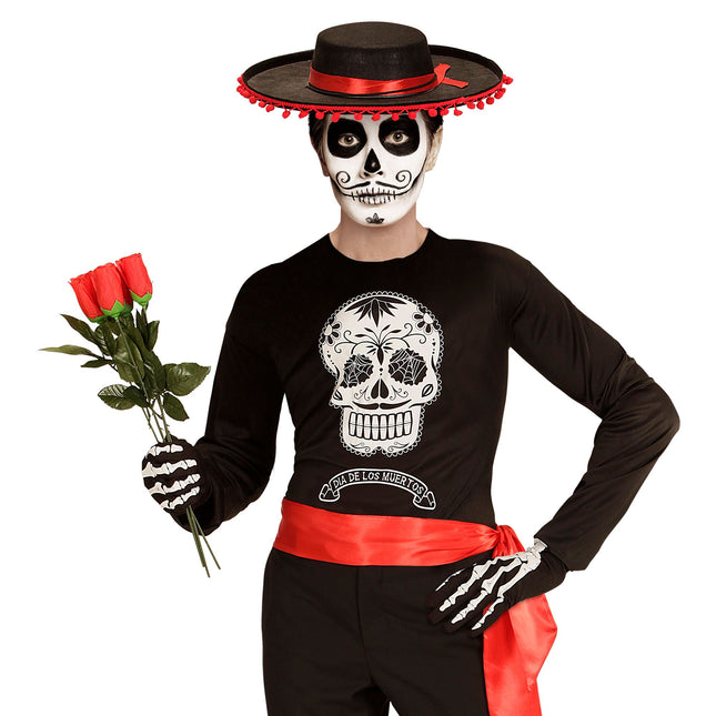 Camicia Dia De Los Muertos Bambino