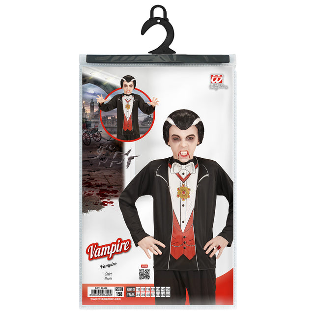 Camicia Halloween Bambino Vampiro