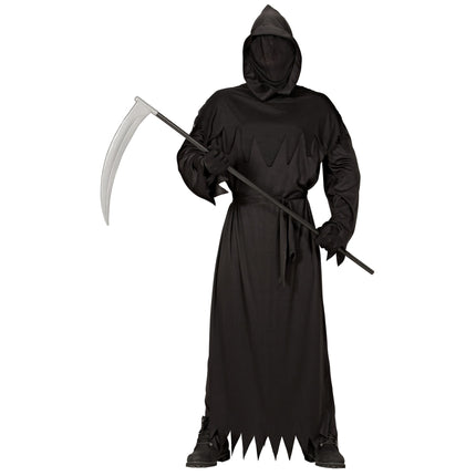 Costume di Halloween da becchino nero da uomo