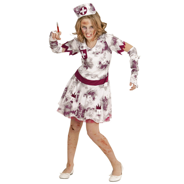 Vestito Halloween Ragazza Infermiera Zombie