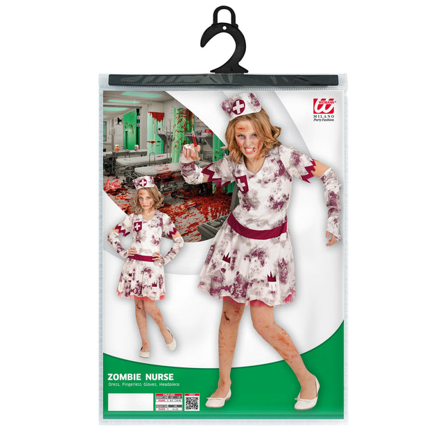 Vestito Halloween Ragazza Infermiera Zombie