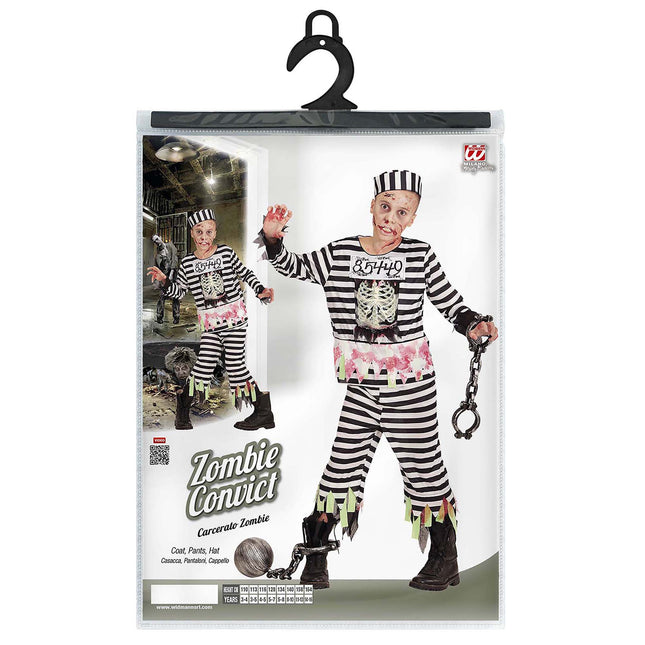 Costume Halloween Prigioniero Zombie
