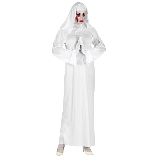 Costume Halloween Donna Bianco Non Fantasma
