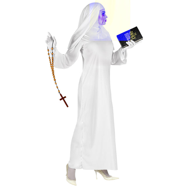 Costume Halloween Donna Bianco Non Fantasma