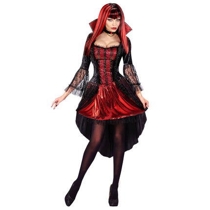 Abito Halloween Vampiro Donna 2 pezzi