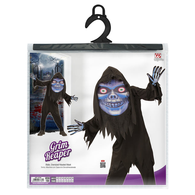 Costume di Halloween Blu Viola Bambino Mietitore