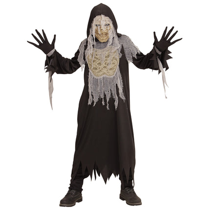 Costume Halloween Bambino Mummia 4 pezzi