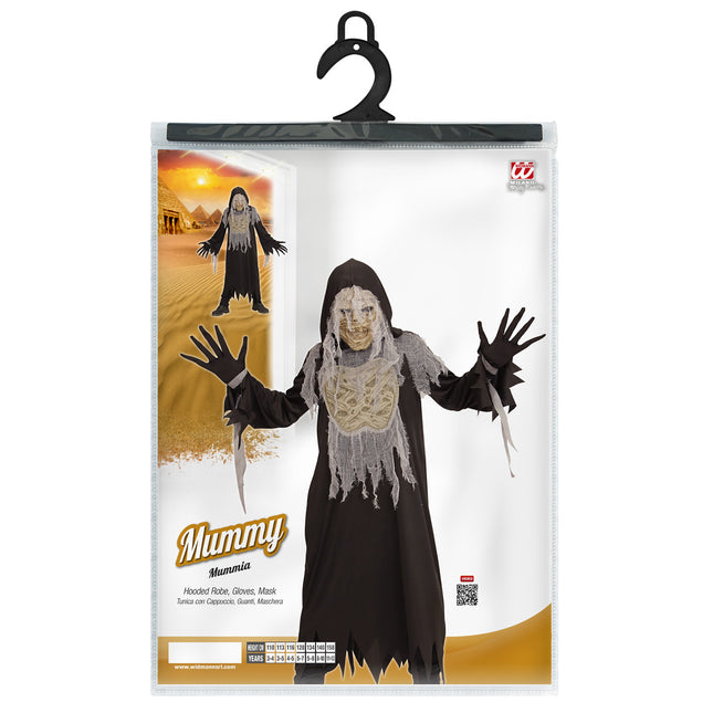Costume Halloween Bambino Mummia 4 pezzi