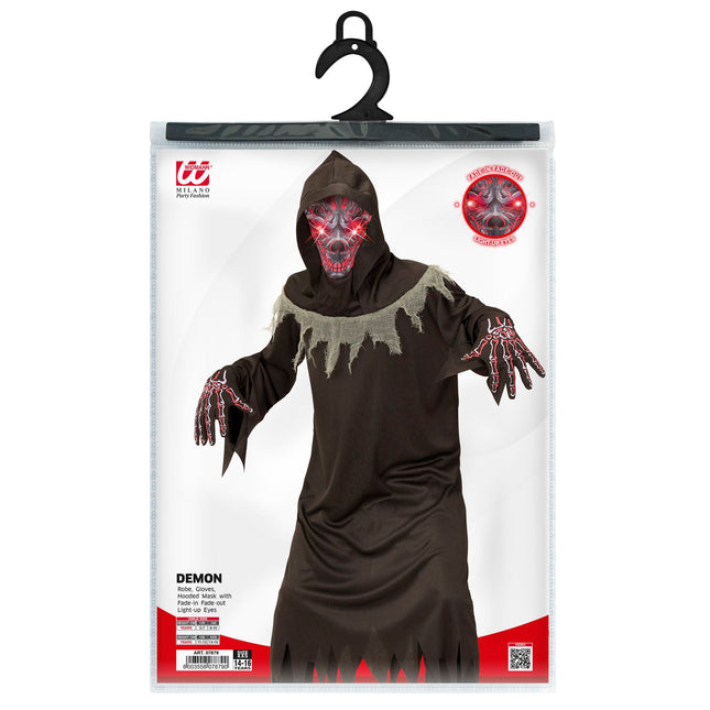 Costume di Halloween bambino Demone 4 pezzi