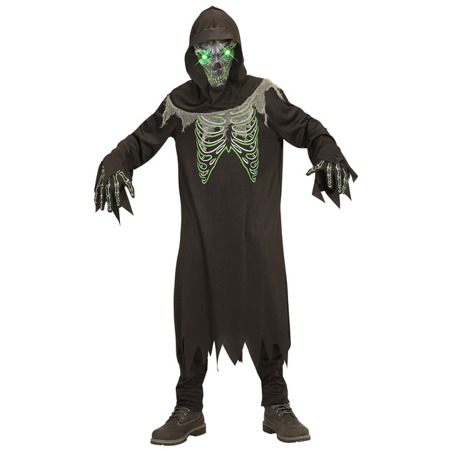 Costume Halloween Bambino Mietitore Magro 4 pezzi