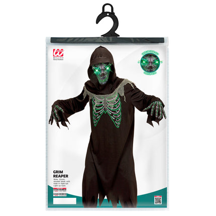 Costume Halloween Bambino Mietitore Magro 4 pezzi