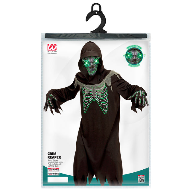 Costume Halloween Bambino Mietitore Magro 4 pezzi
