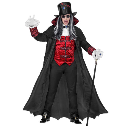 Costume di Halloween da Vampiro da uomo 4 pezzi