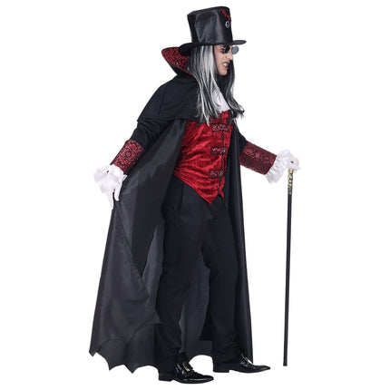 Costume di Halloween da Vampiro da uomo 4 pezzi