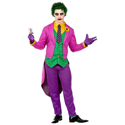 Costume di Halloween Joker rosa da uomo