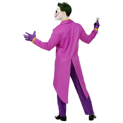 Costume di Halloween Joker rosa da uomo