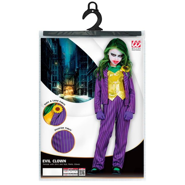 Costume Halloween Bambino Clown Malvagio