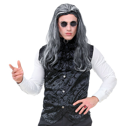 Gilet di Halloween Nero Gotico