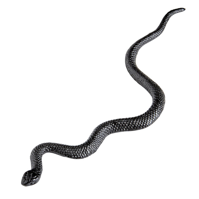Serpente finto nero 12,5 cm 12 pezzi