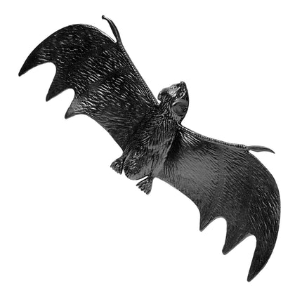 Pipistrello finto nero 13,5 cm 6 pezzi