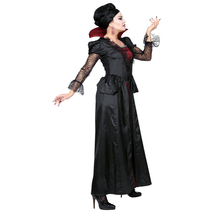 Costume di Halloween da donna vampiro con girocollo