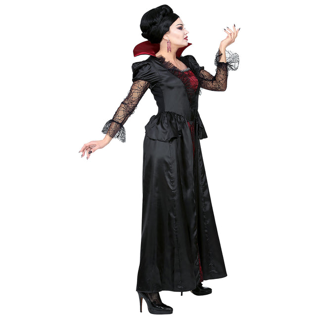 Costume di Halloween da donna vampiro con girocollo