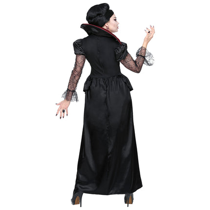 Costume di Halloween da donna vampiro con girocollo