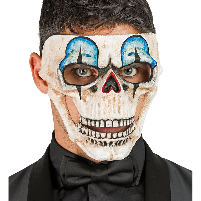 Maschera di Halloween Teschio Blu