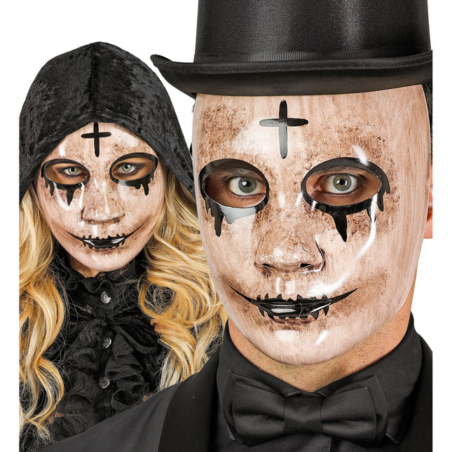 Maschera di Halloween Bambola spaventosa