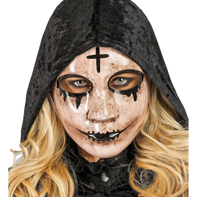 Maschera di Halloween Bambola spaventosa